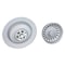 Nantucket Sinks Basket Strainer Kitchen Drain For Granite Composite Sinks White 3.5KD-GCW - alternate 3
